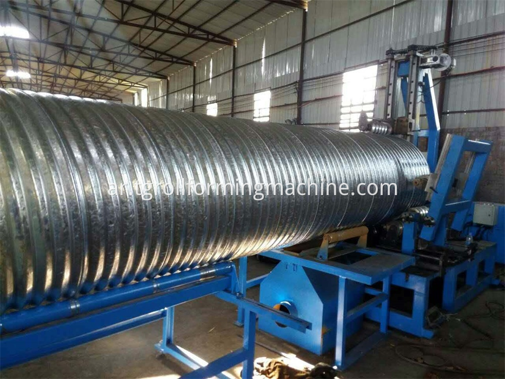 Steel Corrugated Pipe Machine